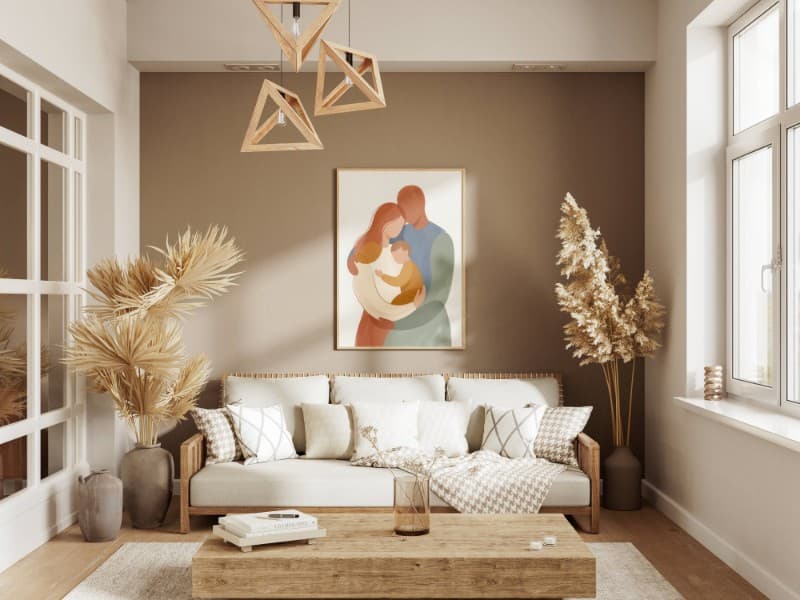 Tranh Gia Đình Tối Giản Hiện Đại - Nghệ Thuật Ấm Áp Cho Tổ Ấm