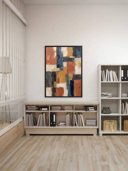 Tranh trừu tượng mảng hiện đại