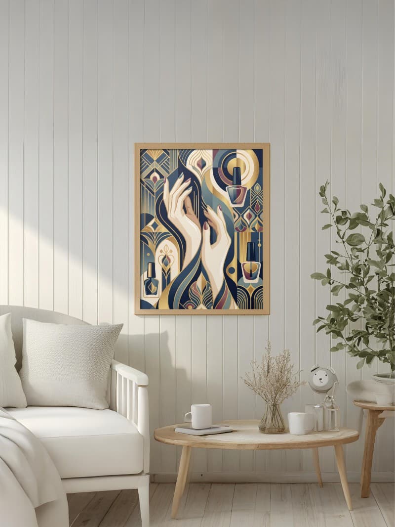 Tranh Spa Nail Sang Trọng