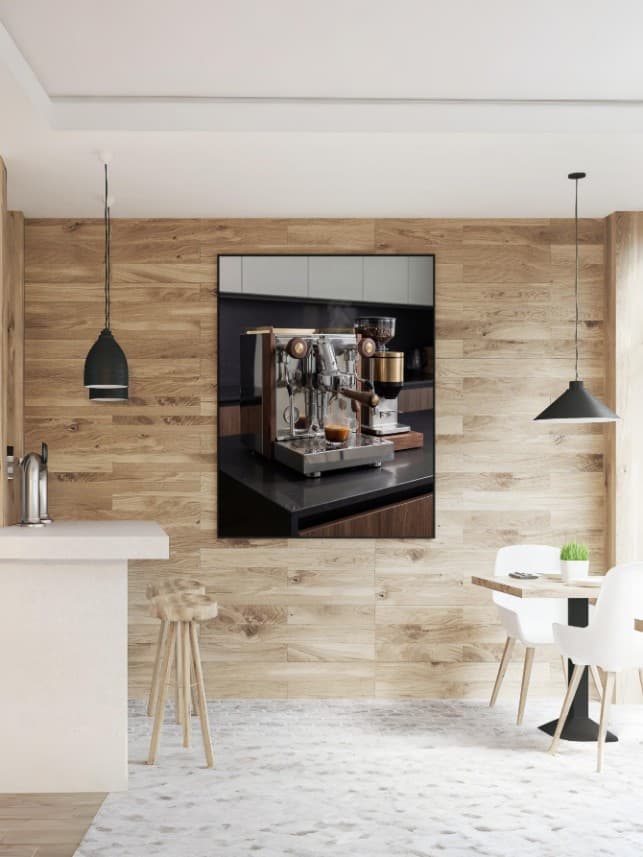 Tranh Máy Pha Cà Phê Hiện Đại Sang Trọng