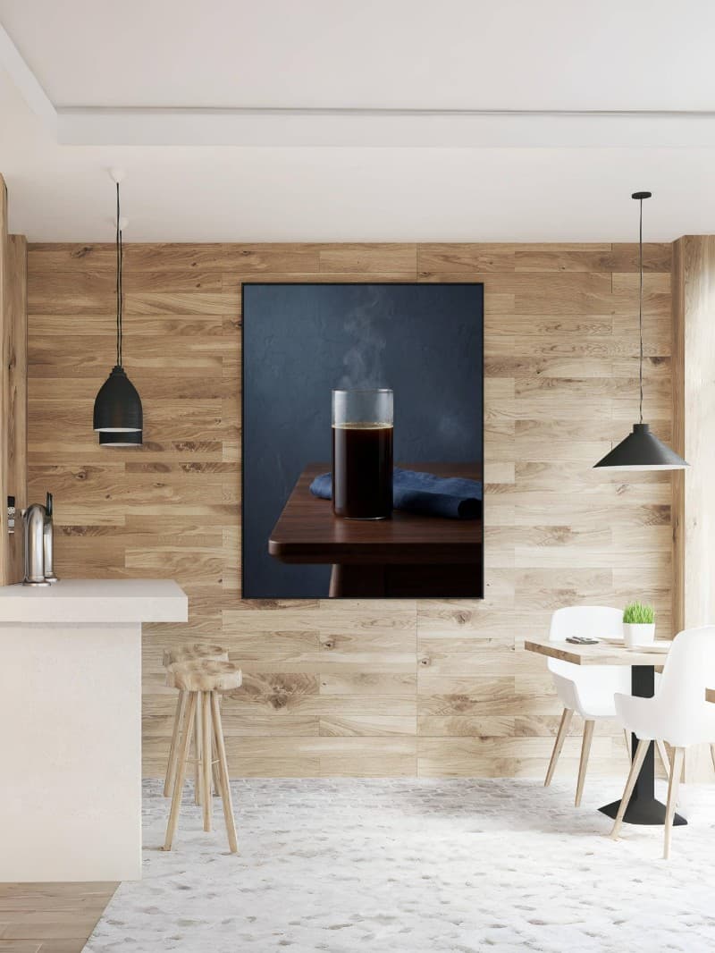 Tranh Cà Phê Đen Hiện Thực