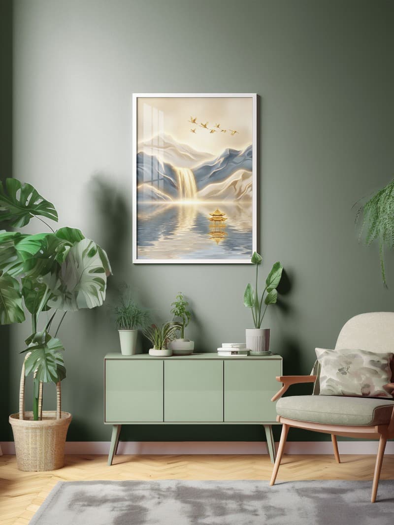 Tranh Tráng Gương Phong Cảnh Nghệ Thuật - Đẳng Cấp Không Gian Sống