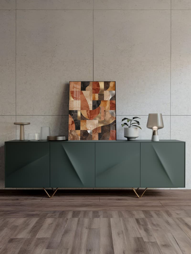 Tranh Tráng Gương Sa Mạc Mảnh Ghép - Đỉnh Cao Nghệ Thuật Sang Trọng