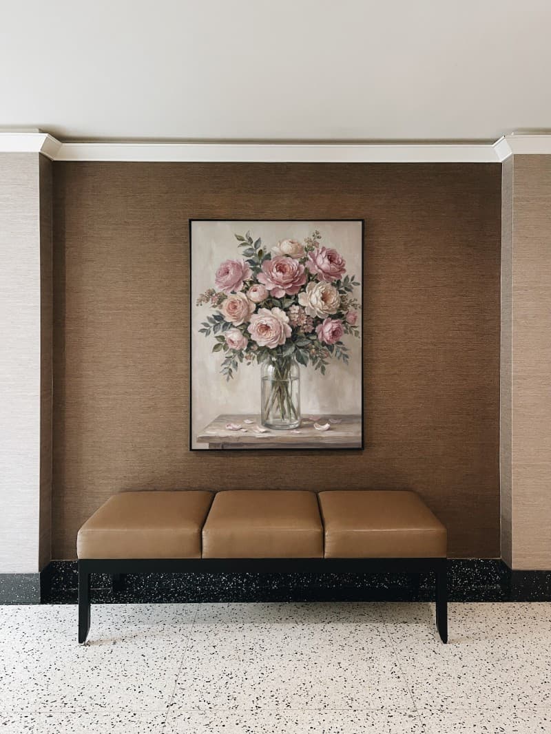 Tranh Sơn Dầu Hoa Nghệ Thuật Phong Cách Cổ Điển Sang Trọng