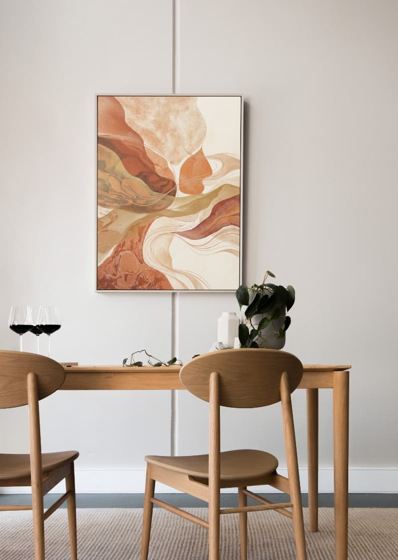 Tranh Trừu Tượng Về Lời Thì Thầm Của Sa Mạc- Nghệ Thuật Hiện Đại Tinh Tế