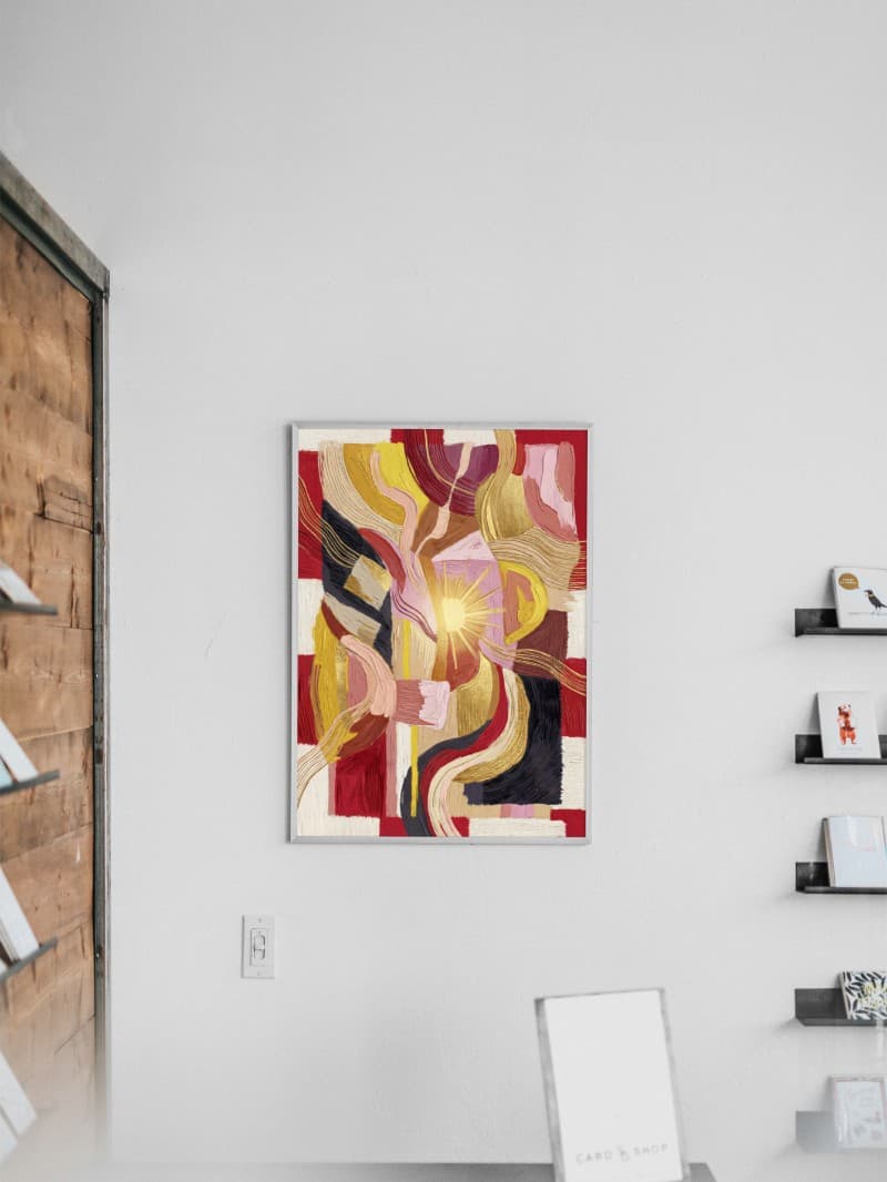 Tranh Trừu Tượng Về Sự Khai Sáng - Phong Cách Hiện Đại