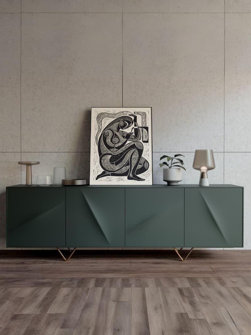 Tranh Trừu Tượng Về Sự Cô Đơn - Vẻ Đẹp Đơn Sắc Hiện Đại