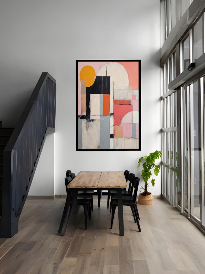 Tranh Trừu Tượng Sắc Màu Hiện Đại - Nghệ Thuật Sang Trọng Cho Không Gian
