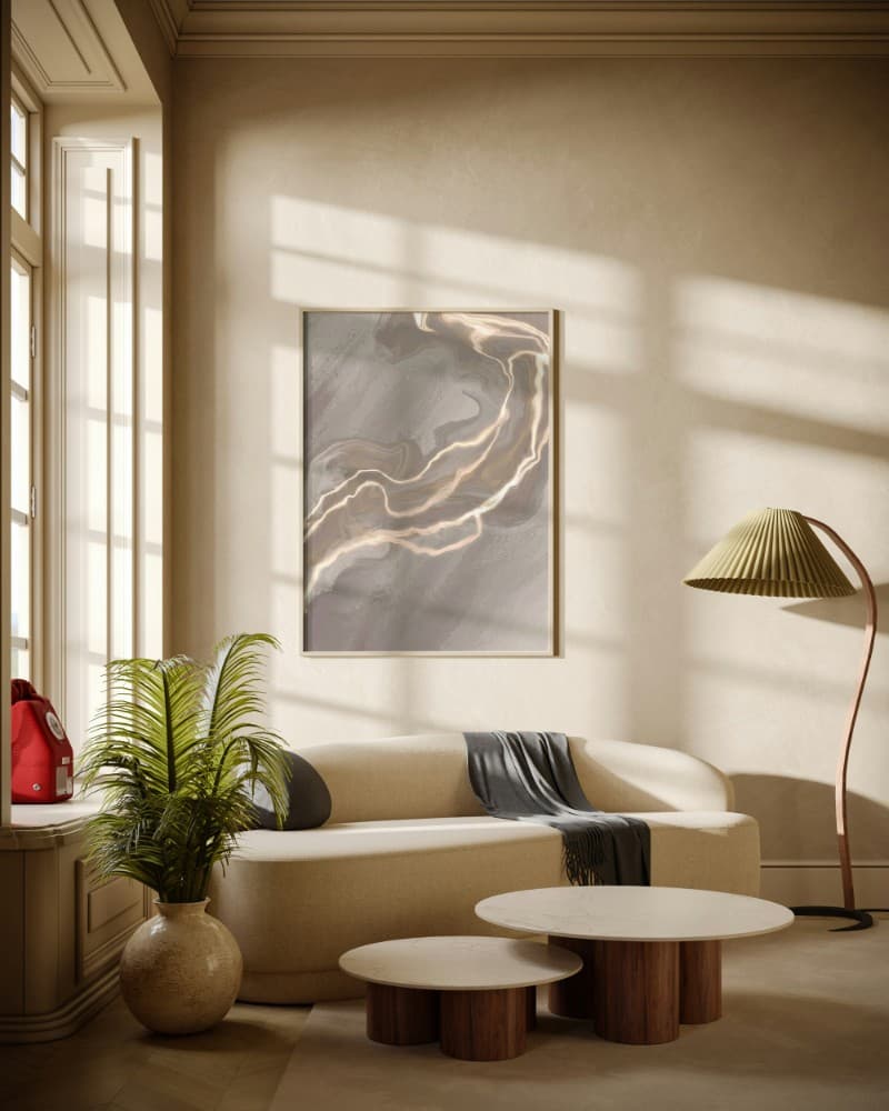 Tranh Tối Giản Tình Yêu Trung Lập 01 - Nghệ Thuật Tình Yêu Tinh Tế