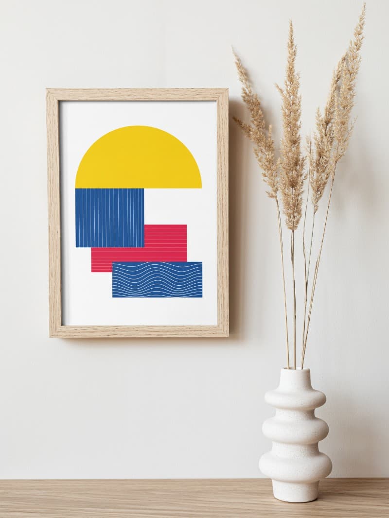 Tranh Màu Sắc Tối Giản Simple - Nghệ Thuật Trang Trí Hiện Đại