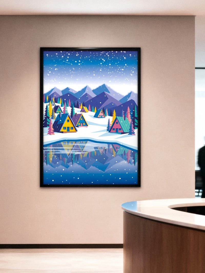 Mùa Đông Sắc Màu Cao Cấp | Nghệ Thuật Độc Bản