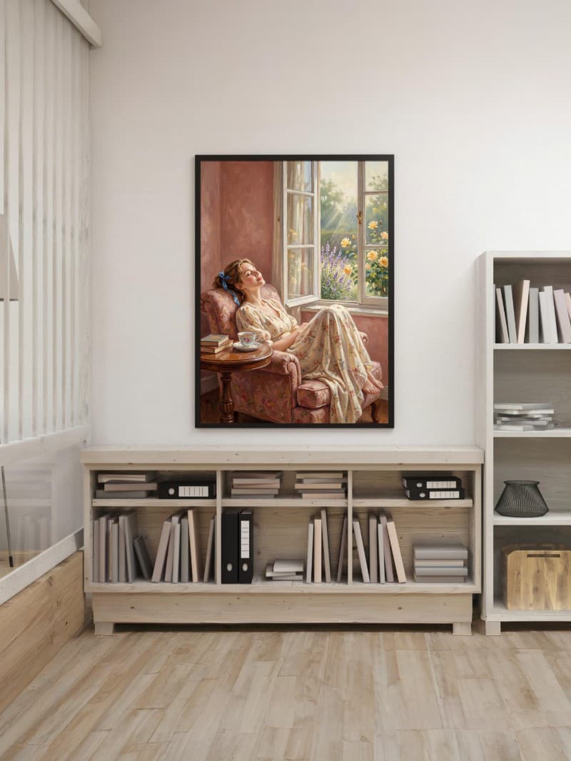 Tranh Cổ Điển Mơ Mộng - Vẻ Đẹp Giấc Mộng Ban Ngày Sang Trọng