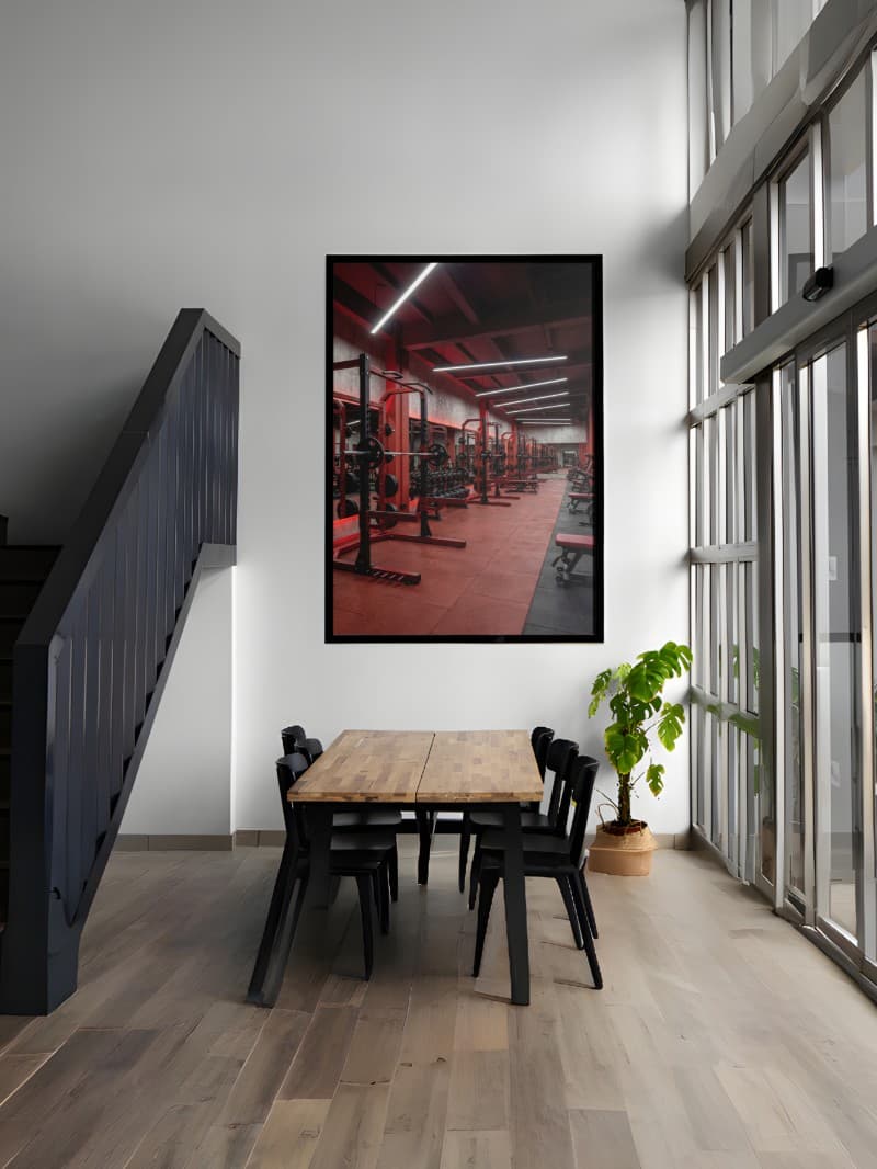 Tranh Nghệ Thuật Sức Mạnh Vô Song - Đỉnh Cao Khu Tập Strength Hiện Đại