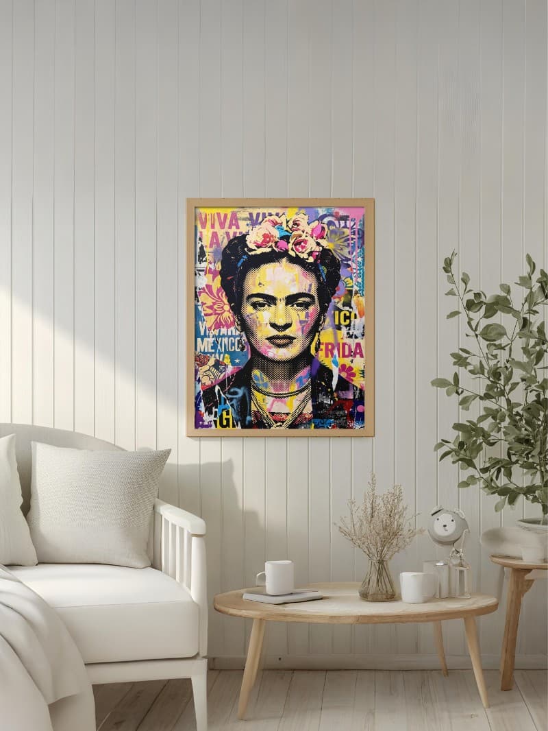 Tranh Frida Kahlo Nghệ Thuật Đường Phố - Sắc Màu Hiện Đại Phá Cách