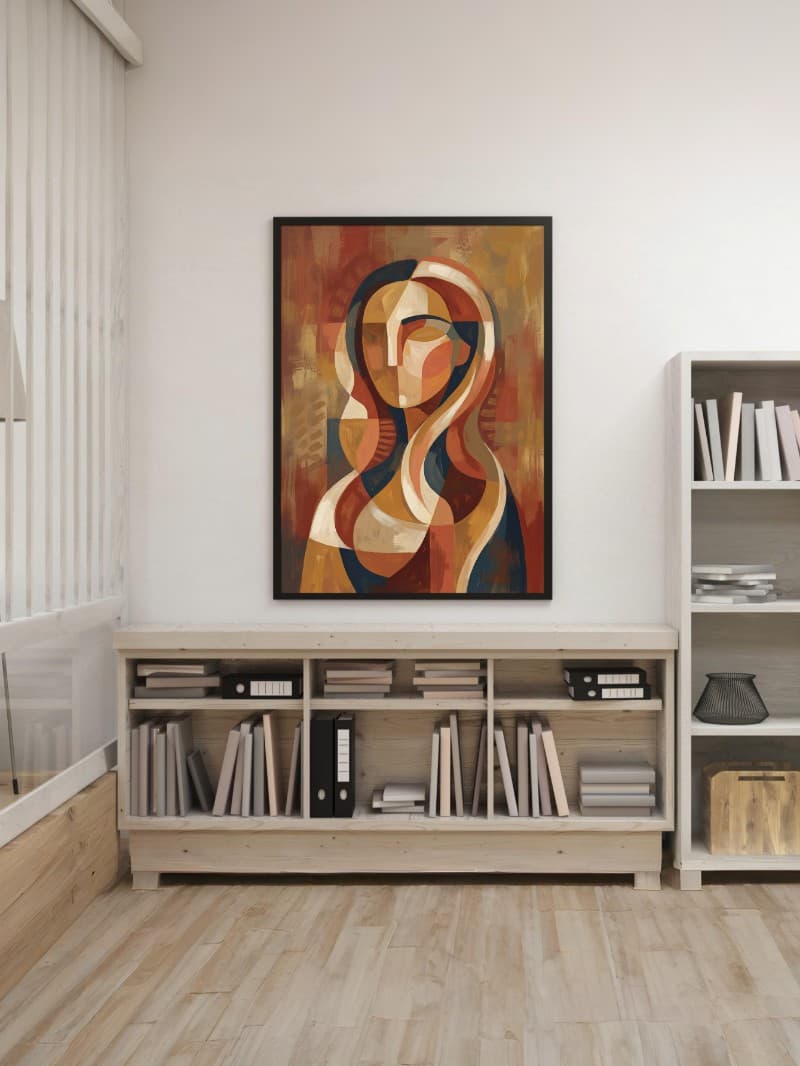 Tranh Chân Dung Trừu Tượng Tự Do Là Chính Mình - Nghệ Thuật Độc Bản