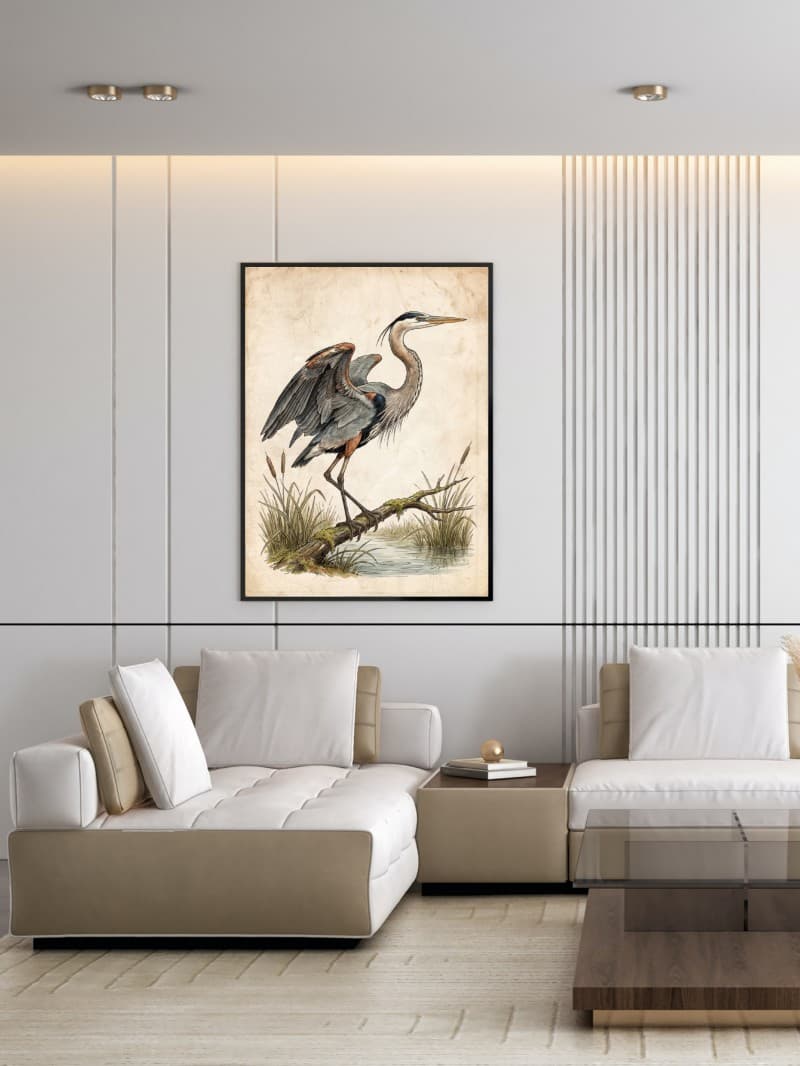 Hồn Xưa Chim Diệc Xanh Lớn