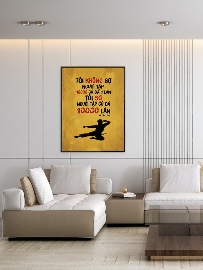 Tranh Động Lực 10,000 Cú Đá: Tuyệt Tác Của Kỷ Luật Và Sự Kiên Trì