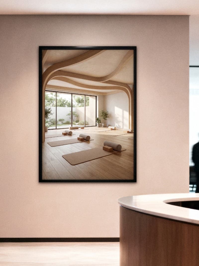 Tranh Yoga Tĩnh Lặng: Nghệ Thuật Chân Thực Cho Không Gian Thiền Định