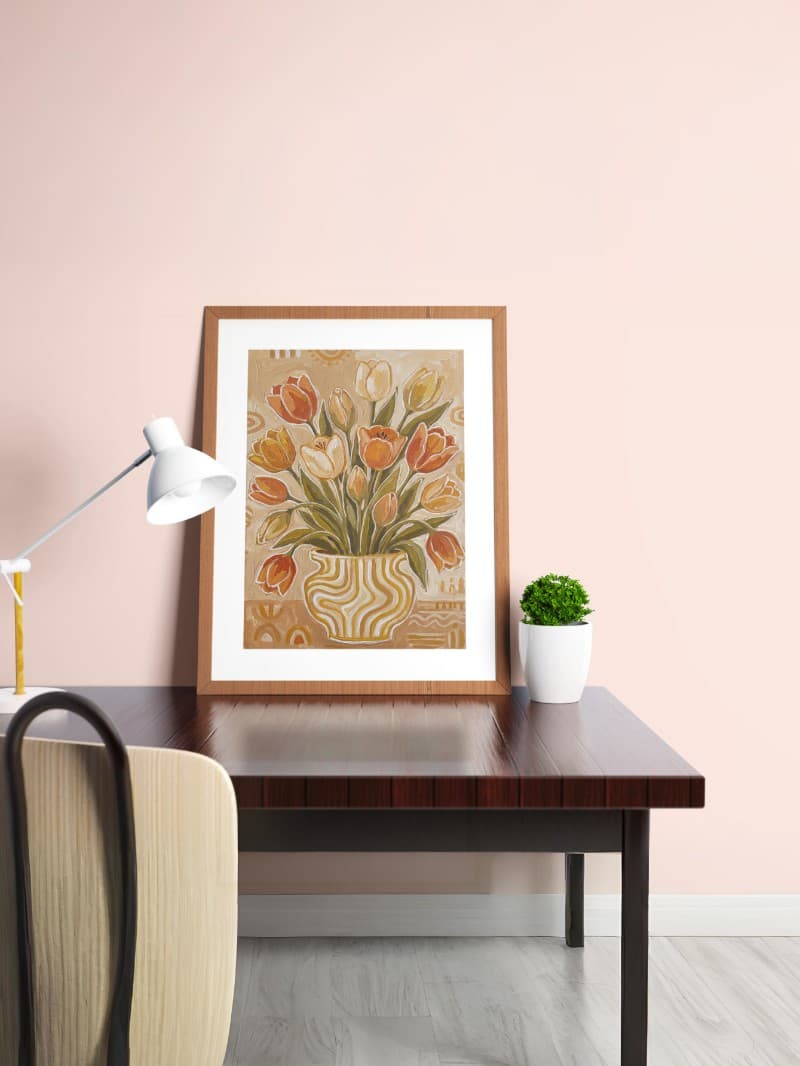 Tranh Hoa Tulip Mùa Xuân