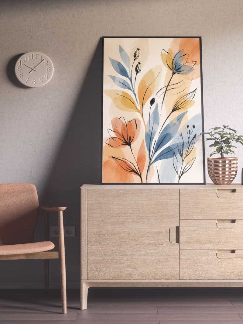 Tranh Hiện Đại "Những Lời Thì Thầm" - Khơi Nguồn Cảm Hứng Tĩnh Lặng