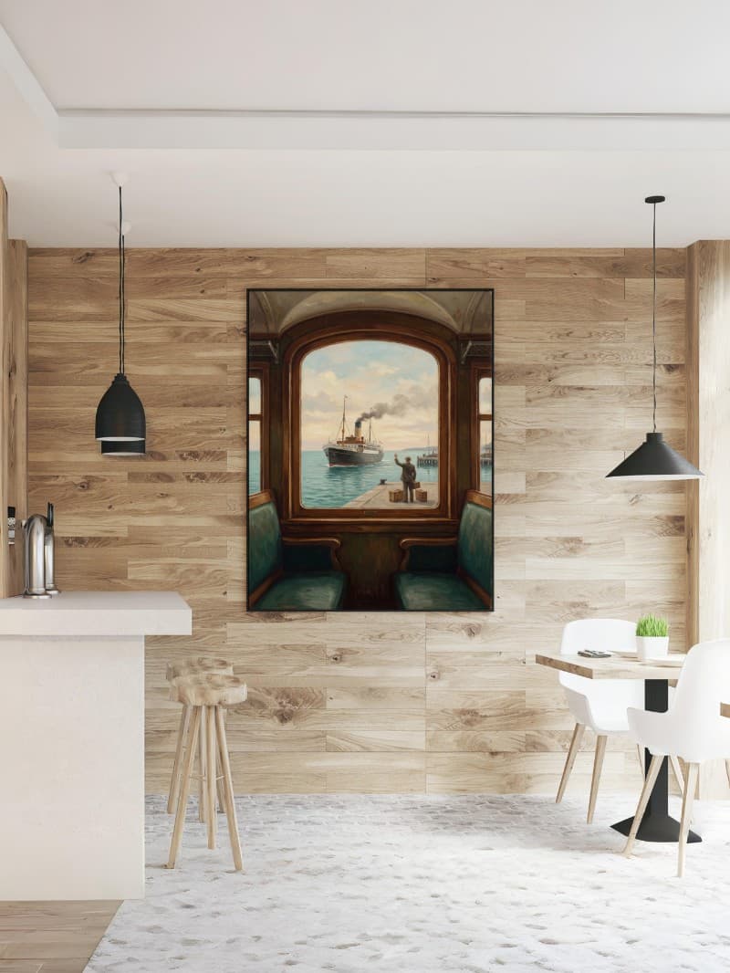 Tranh Vintage Hành Trình Bắt Đầu