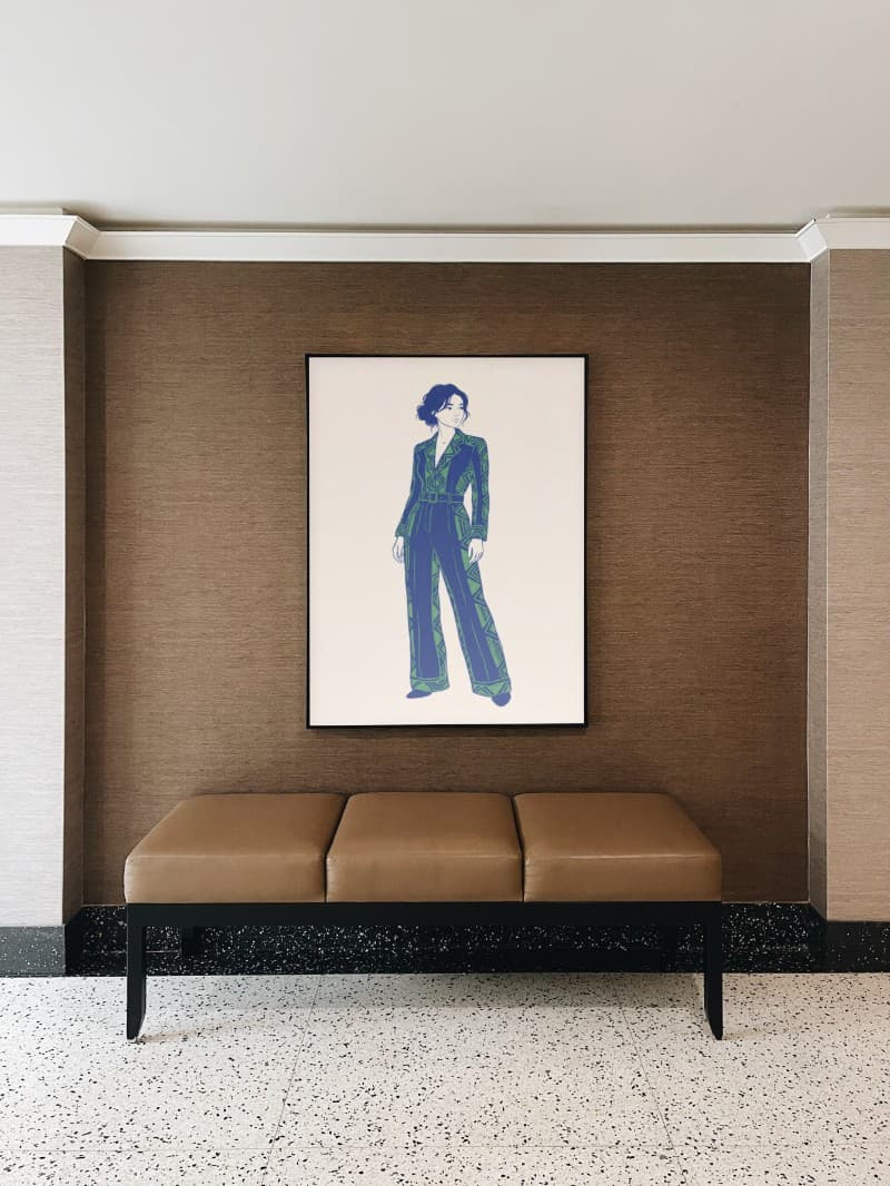 Tranh Thời Trang "Đứng Đây Pri"