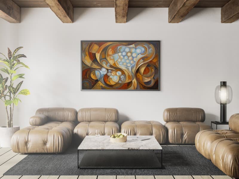 Tranh Ánh Sáng và Hình Dạng: Tuyệt Tác Hình Khối Đương Đại