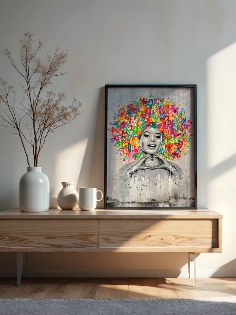 Tranh Street Art "Love is the Answer": Bản Tuyên Ngôn Tình Yêu Hiện Đại