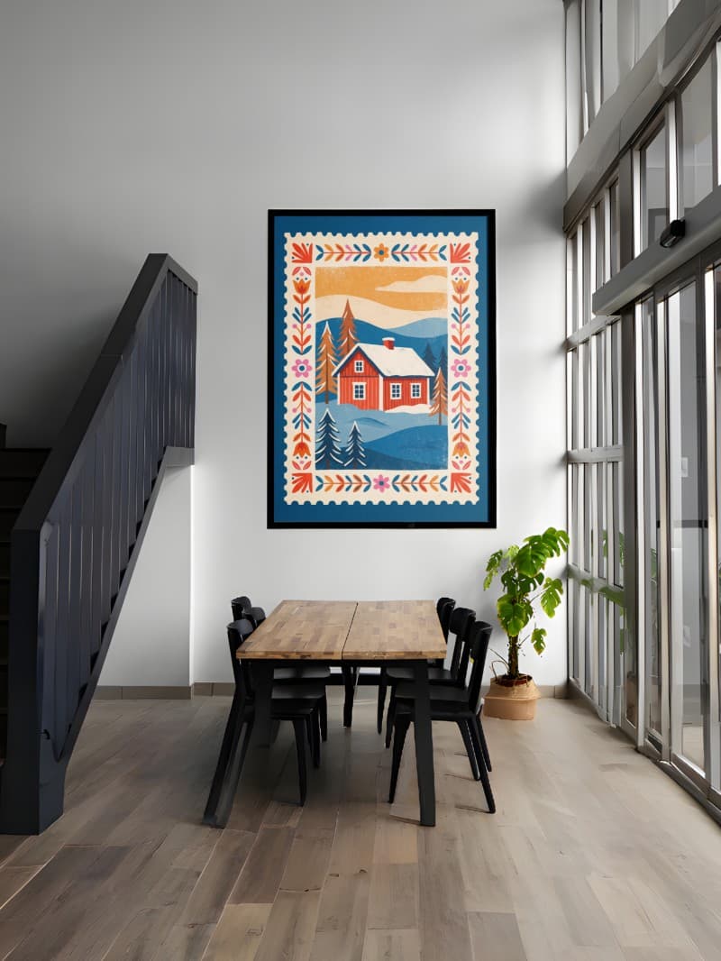 Ký Ức Thụy Điển: Tranh Tem Bưu Chính Nghệ Thuật Bắc Âu Hoài Cổ