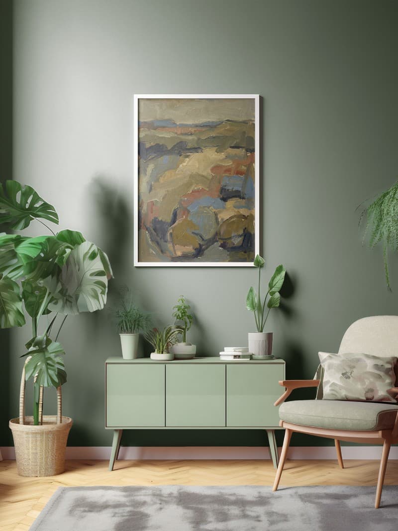 Vũ Khúc Thiên Nhiên - Tranh Phong Cảnh Trừu Tượng Độc Bản