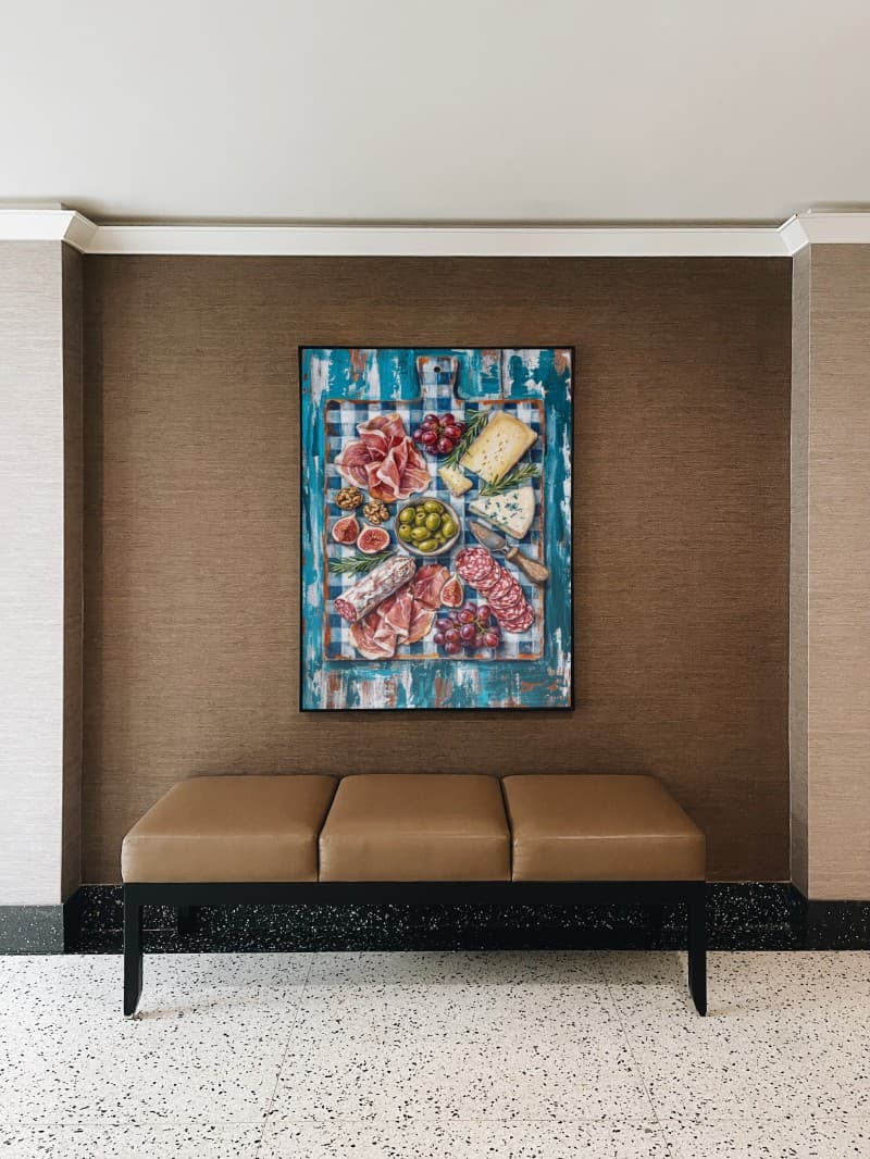 Nghệ Thuật Khay Đồ Nguội Bàn Cờ Xanh