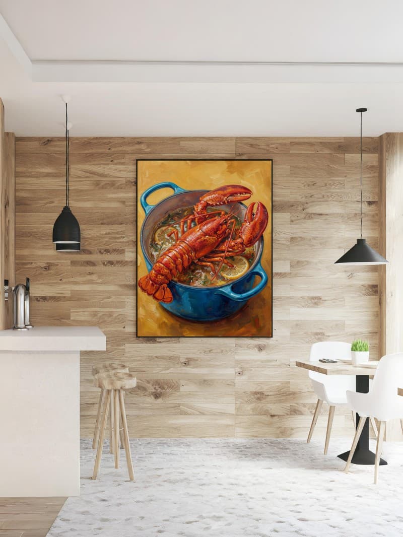 Tuyệt Tác Ẩm Thực: Tôm Hùm Đỏ Trong Nồi Đồng Cổ Điển