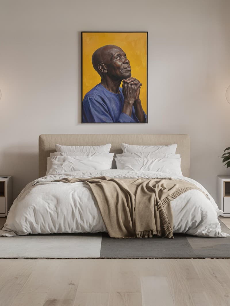 Tranh Chân Dung Hi Vọng - Nghệ Thuật Tối Giản Độc Bản