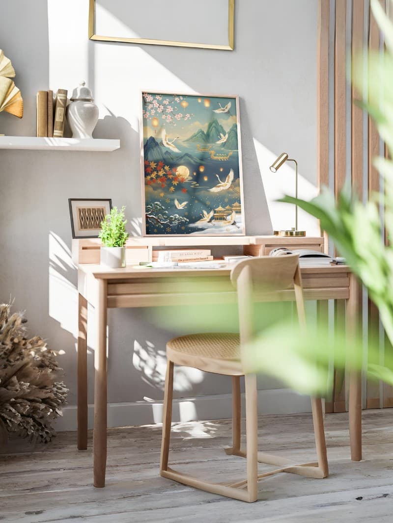 Tranh Họa Tiết Chuyến Bay Thanh Sang Trọng