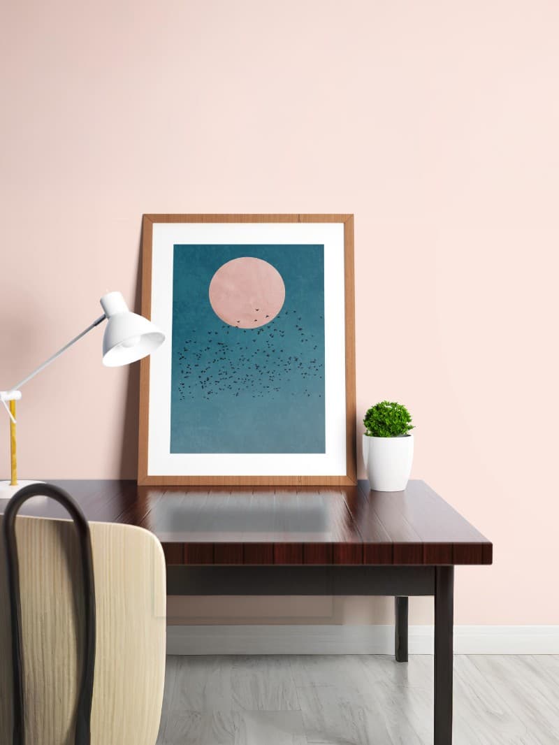 Tranh Nghệ Thuật "Những Chú Chim Bay Đi"