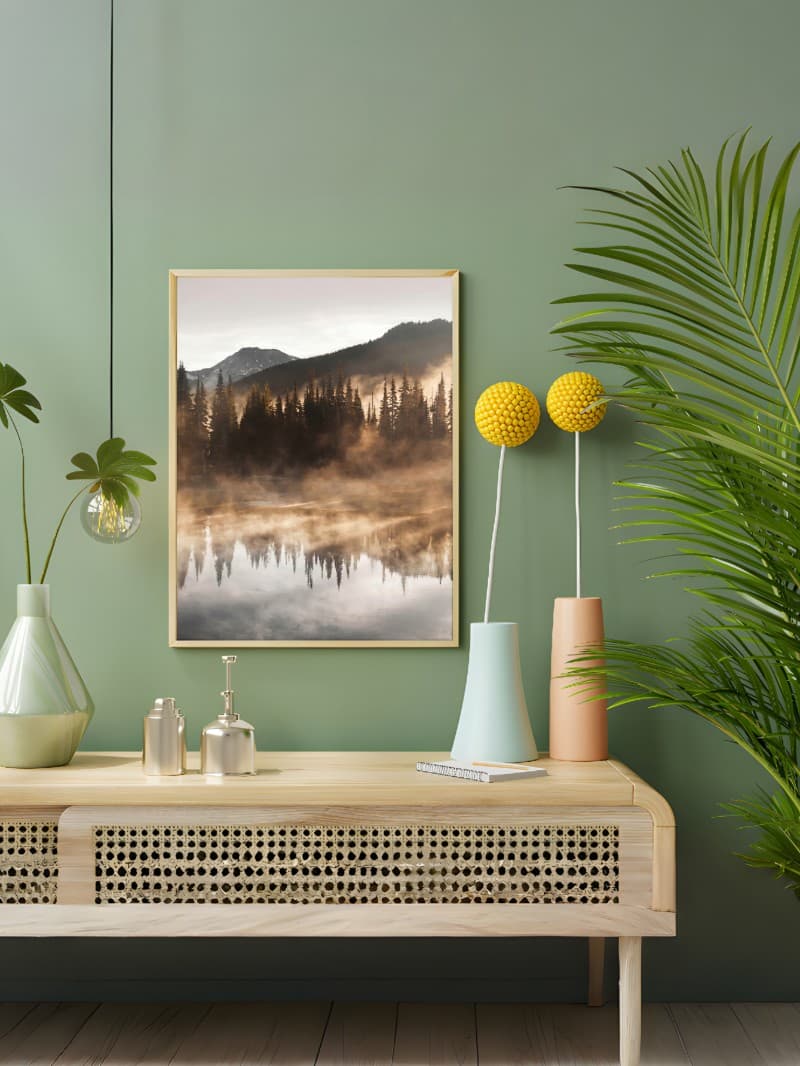 Tranh Phong Cảnh Hồ Sparks - Vẻ Đẹp Bình Yên Và Sang Trọng