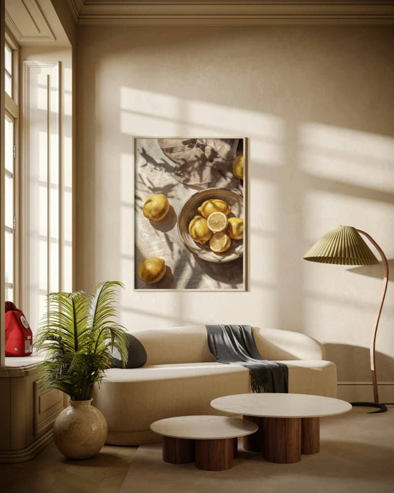 Tranh Chanh Dưới Nắng Mặt Trời - Nghệ Thuật Độc Bản Cao Cấp