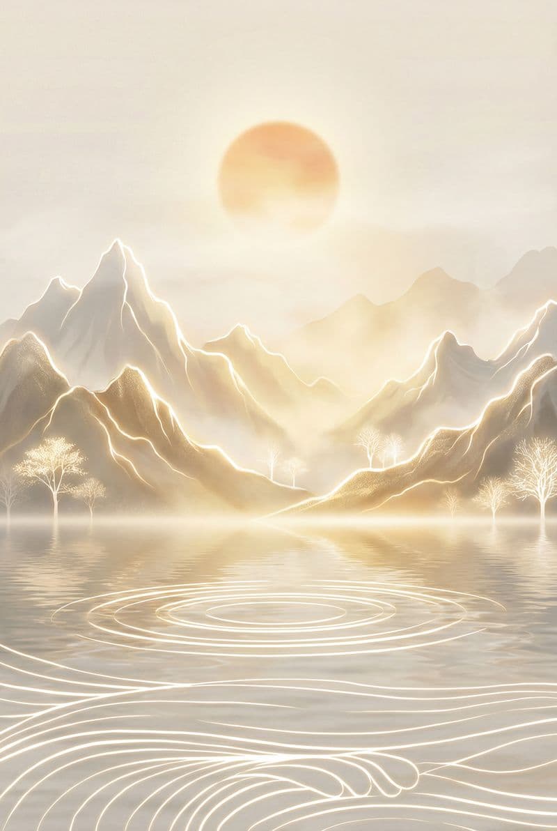 Tranh treo tường tráng gương về phong cảnh nghệ thuật