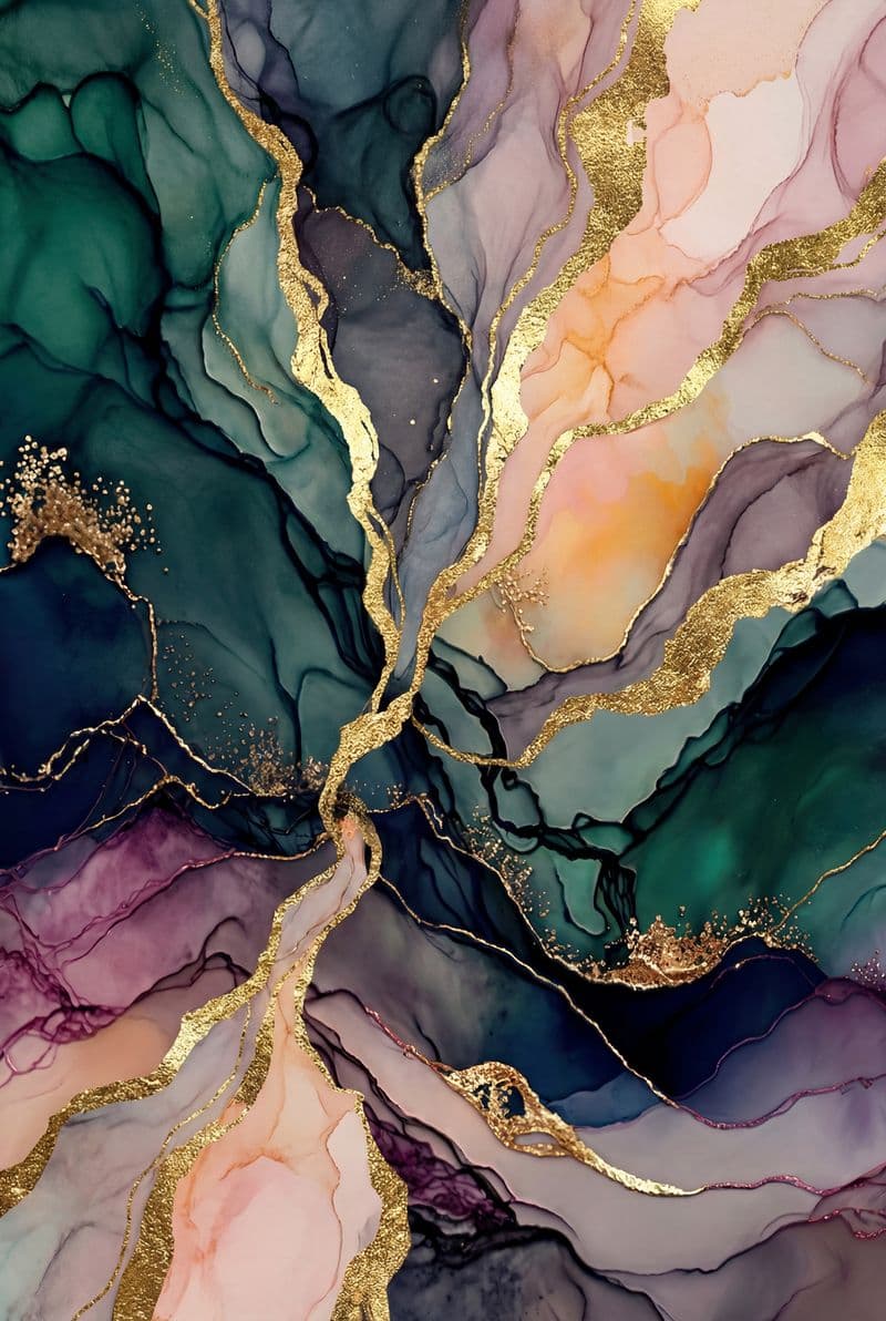 Tranh canvas vân đá cẩm thạch tối giản trang trí phòng khách sang trọng