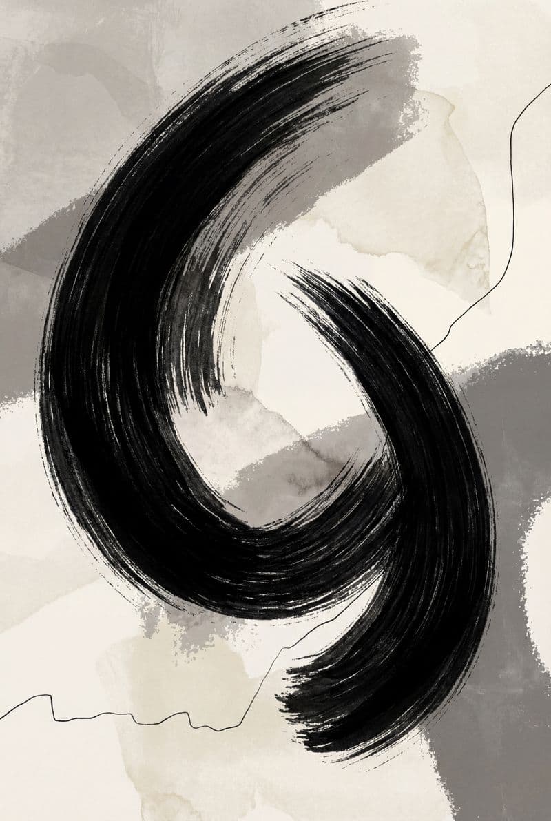 Tranh treo tường tình yêu tối giản màu trung tính trang trí phòng khách hiện đại