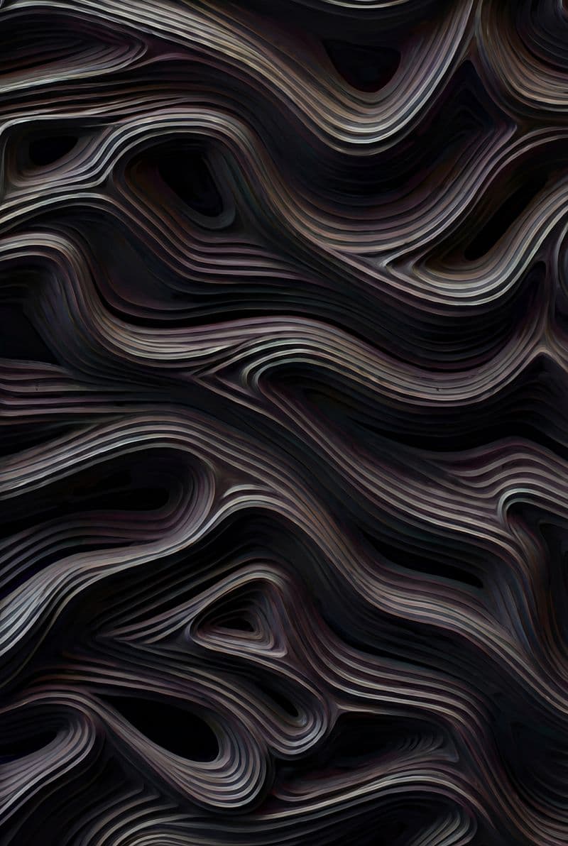 Tranh treo tường nghệ thuật Black Waves Veris Collection trang trí không gian nội thất hiện đại và sang trọng