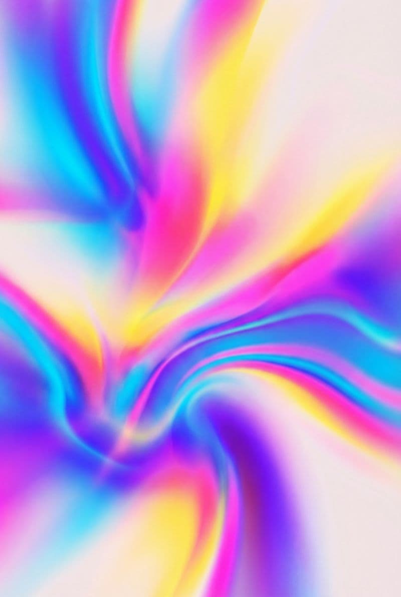 Tranh treo tường trừu tượng Fluorescence V sắc màu huỳnh quang trang trí phòng khách hiện đại