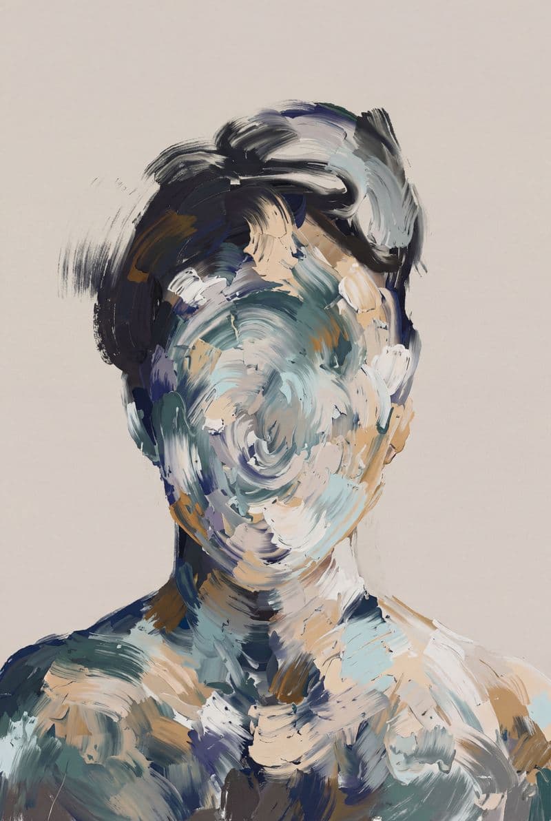 Tranh canvas chân dung nghệ thuật Le Portrait trang trí không gian nội thất hiện đại