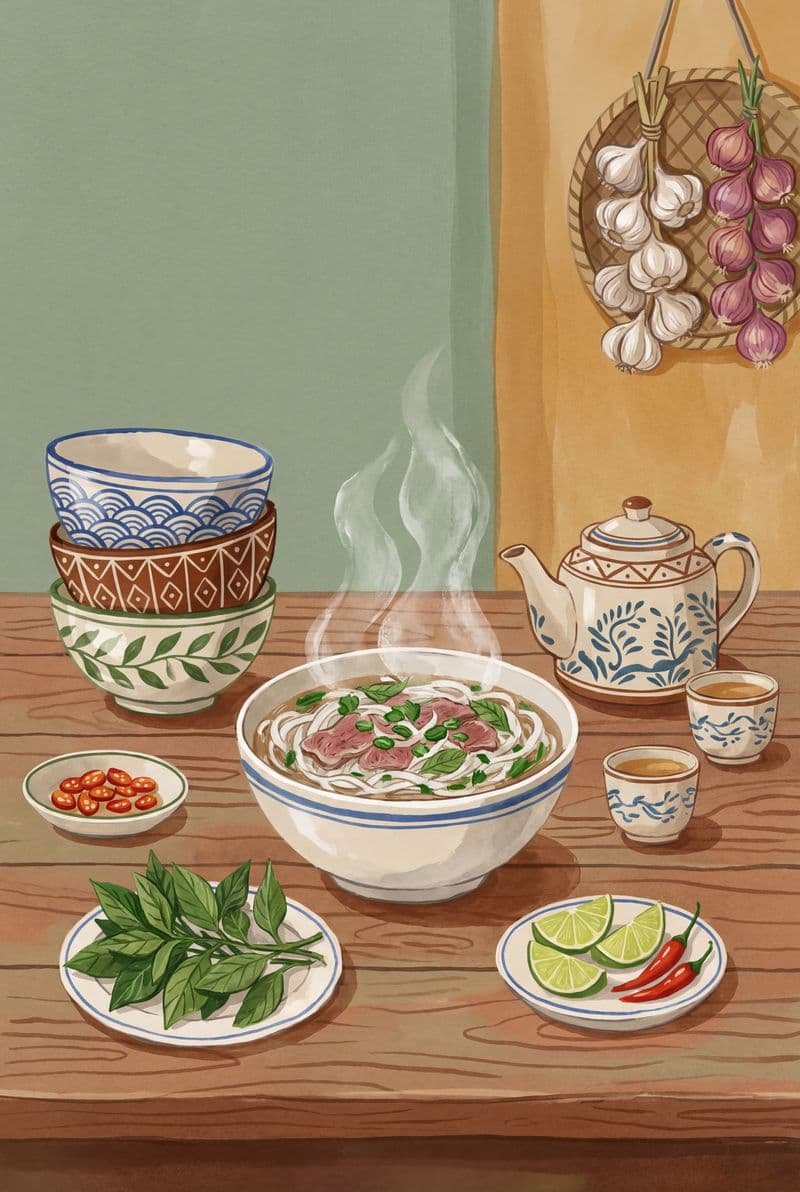 Tranh treo tường các món ăn nghệ thuật trang trí không gian phòng ăn ấm cúng