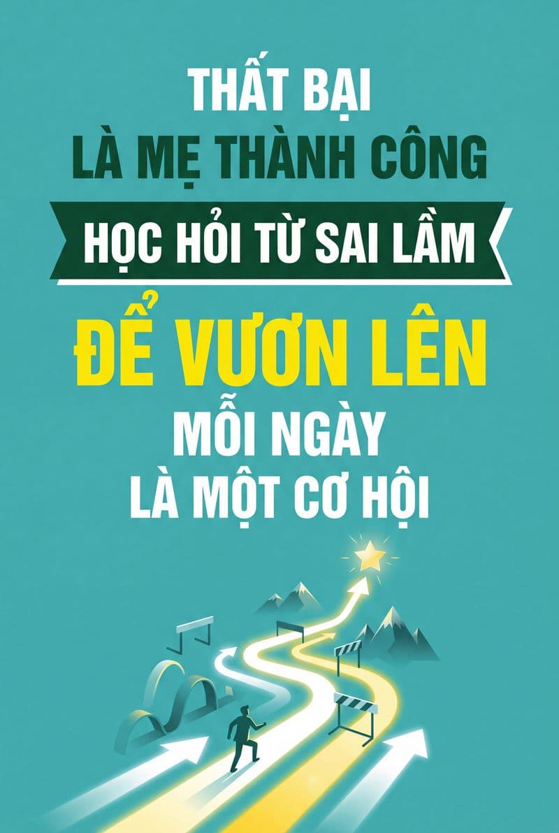 Tranh treo tường slogan động lực truyền cảm hứng trang trí góc làm việc hiện đại