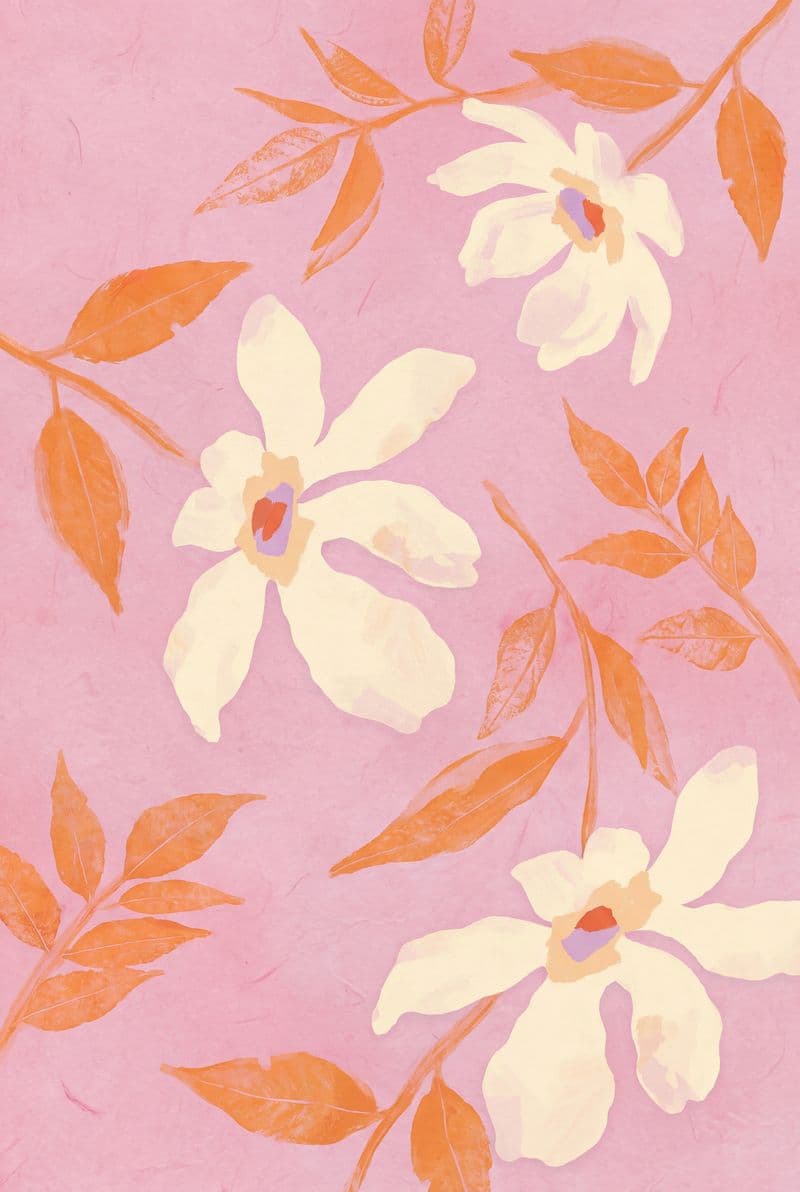 Tranh canvas hình hoa bay nghệ thuật trang trí phòng khách sang trọng