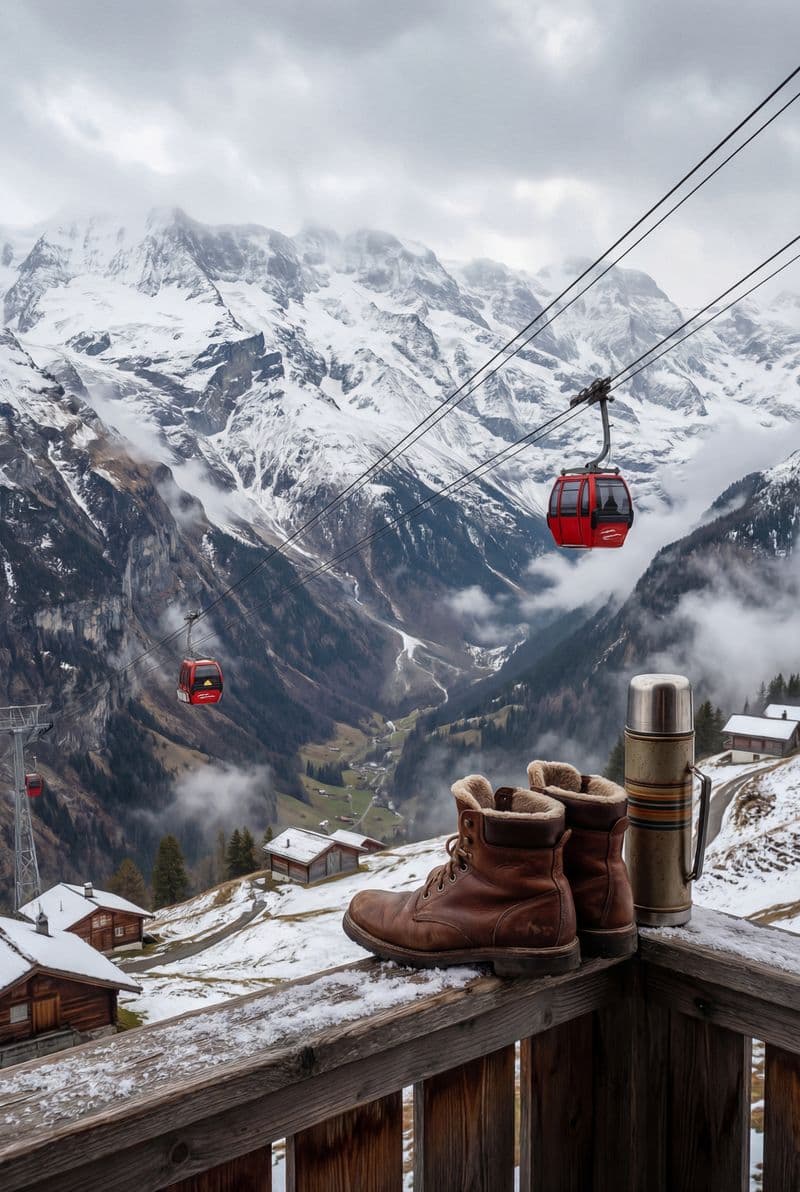 Tranh treo tường phong cảnh núi cao hùng vĩ trang trí phòng khách hiện đại