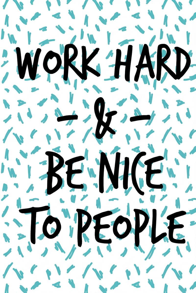 Tranh canvas chữ Work Hard nghệ thuật phối màu tối giản đầy quyền năng cho phòng làm việc lãnh đạo.