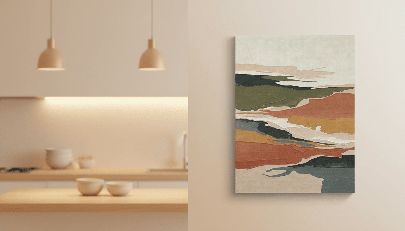 Tranh Treo Phòng Bếp Có Nên Không? Bí Quyết Thắp Sáng Không Gian Bếp Ấm Cúng