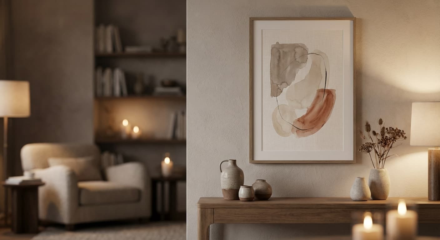 Nên Chọn Tranh Dọc Hay Ngang? Nghệ Thuật Tạo Chiều Sâu Cho Không Gian Tinh Tế